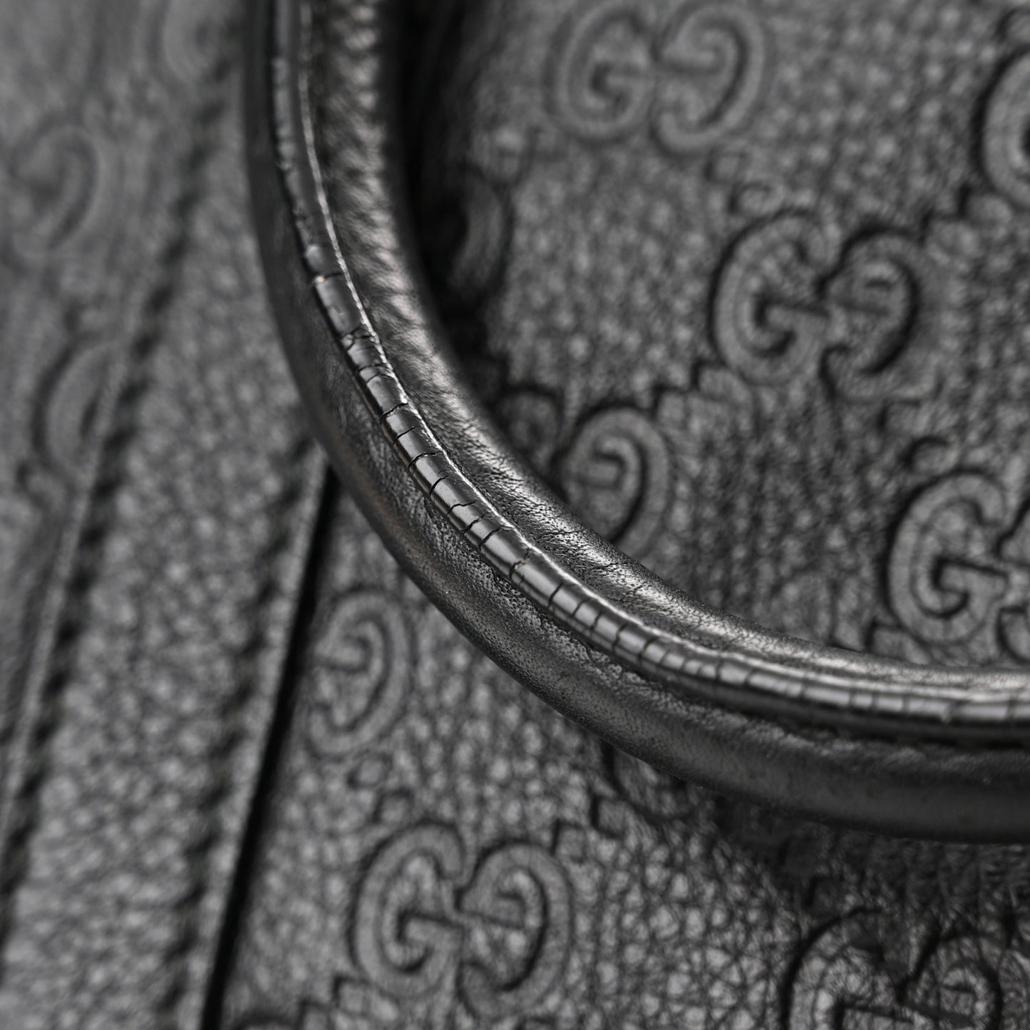 Guccissima Medium Carry On Duffle Black