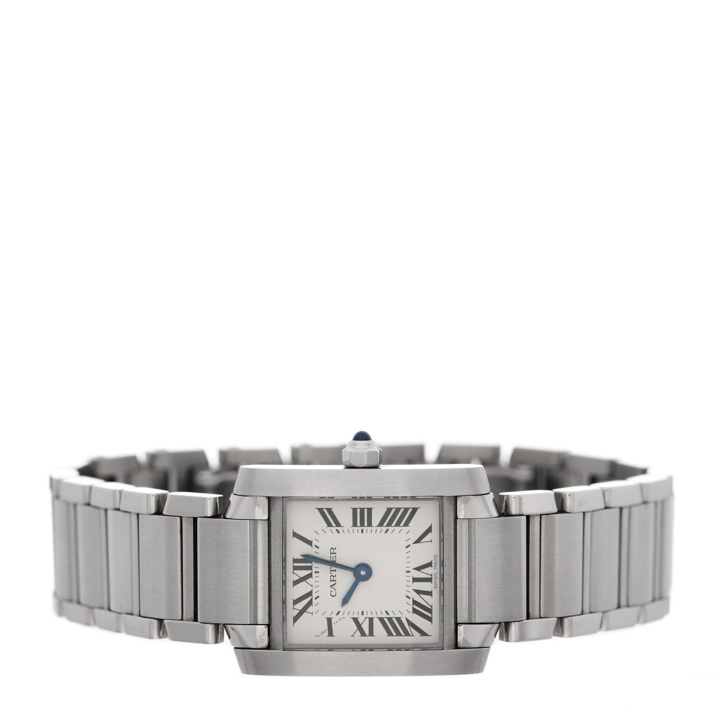 Stainless Steel 20mm Tank Francaise Quartz Watch