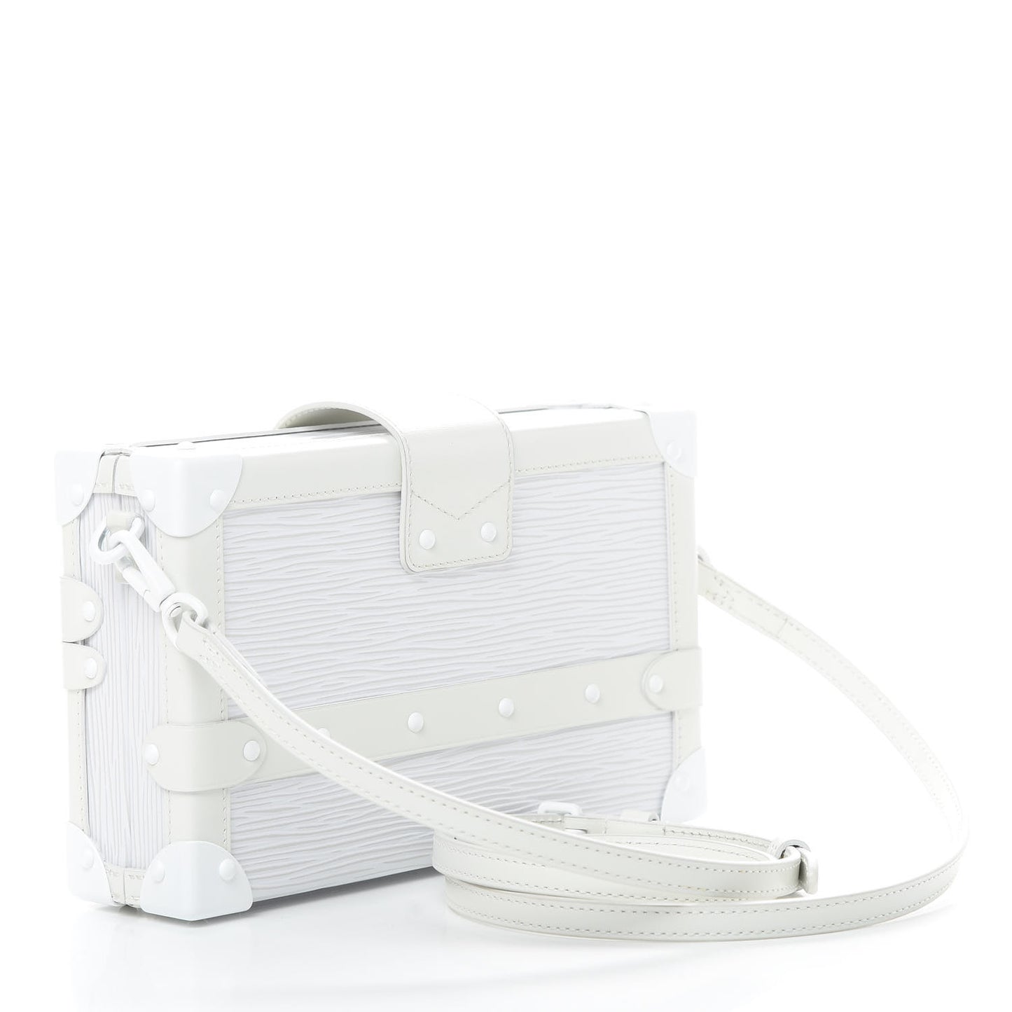 Epi Monochrome Petite Malle White
