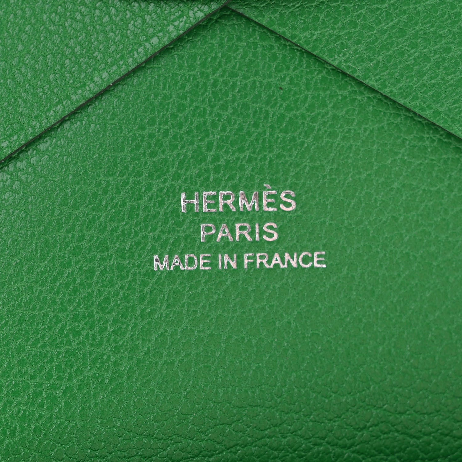 Hermes Chevre Mysore Calvi Duo Card Case Cactus 6 of 9
