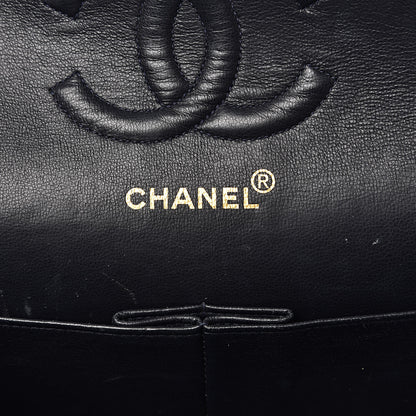 Chanel Lambskin Quilted Medium Double Flap Navy 7 of 17