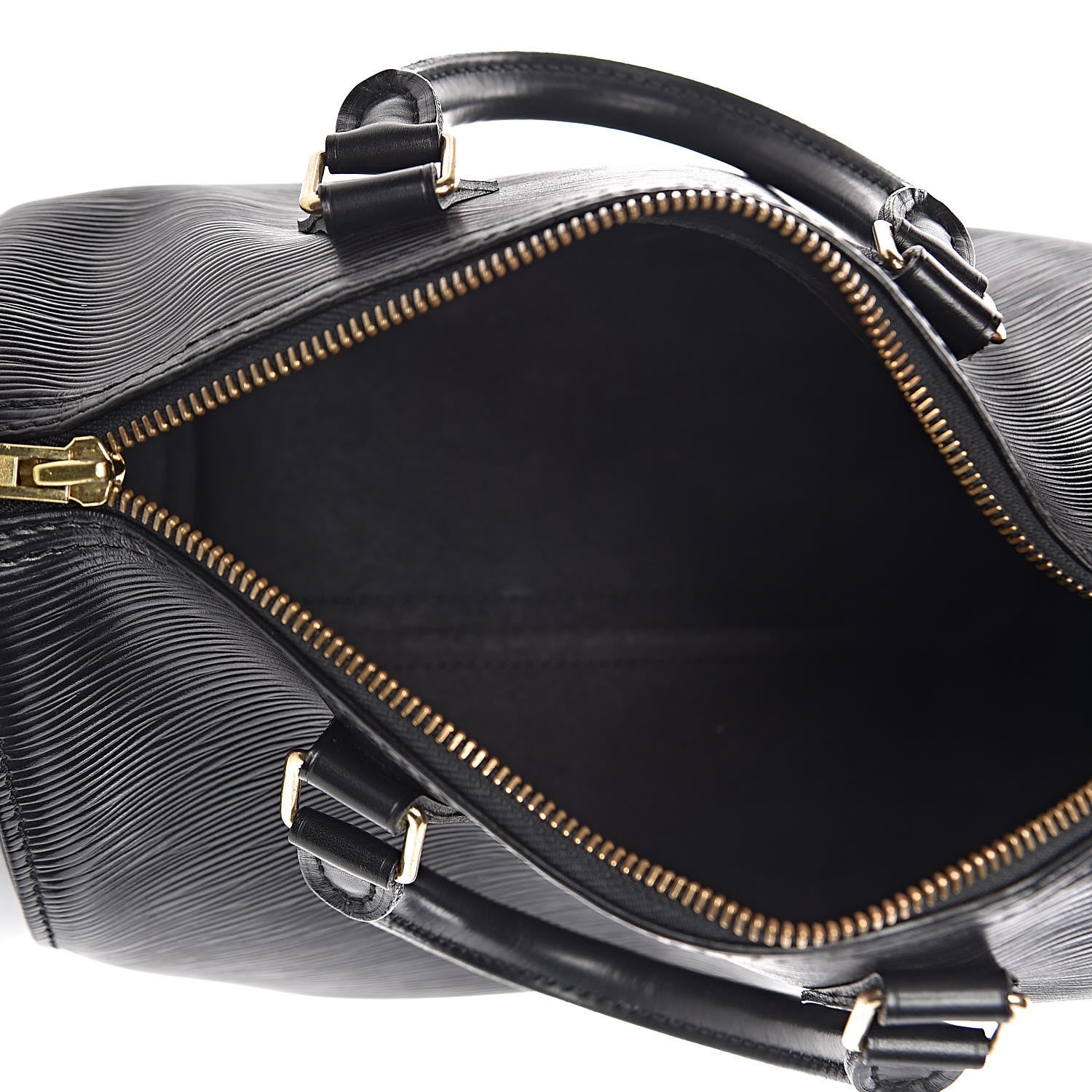 Louis Vuitton Epi Speedy 25 Black 5 of 19