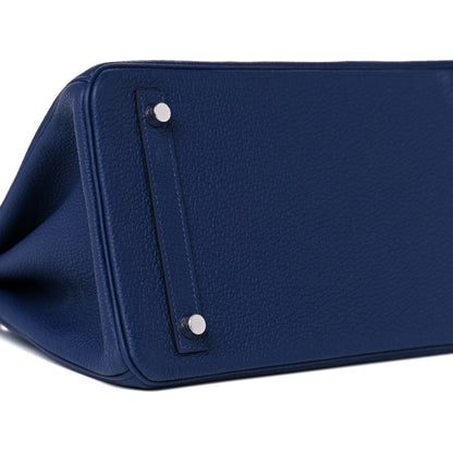 Hermes Togo Birkin 30 Bleu Saphir 8 of 10