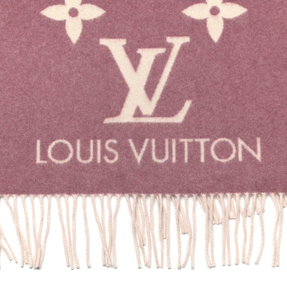 Louis Vuitton Cashmere Monogram Gradient Reykjavik Scarf Light Pink 3 of 5