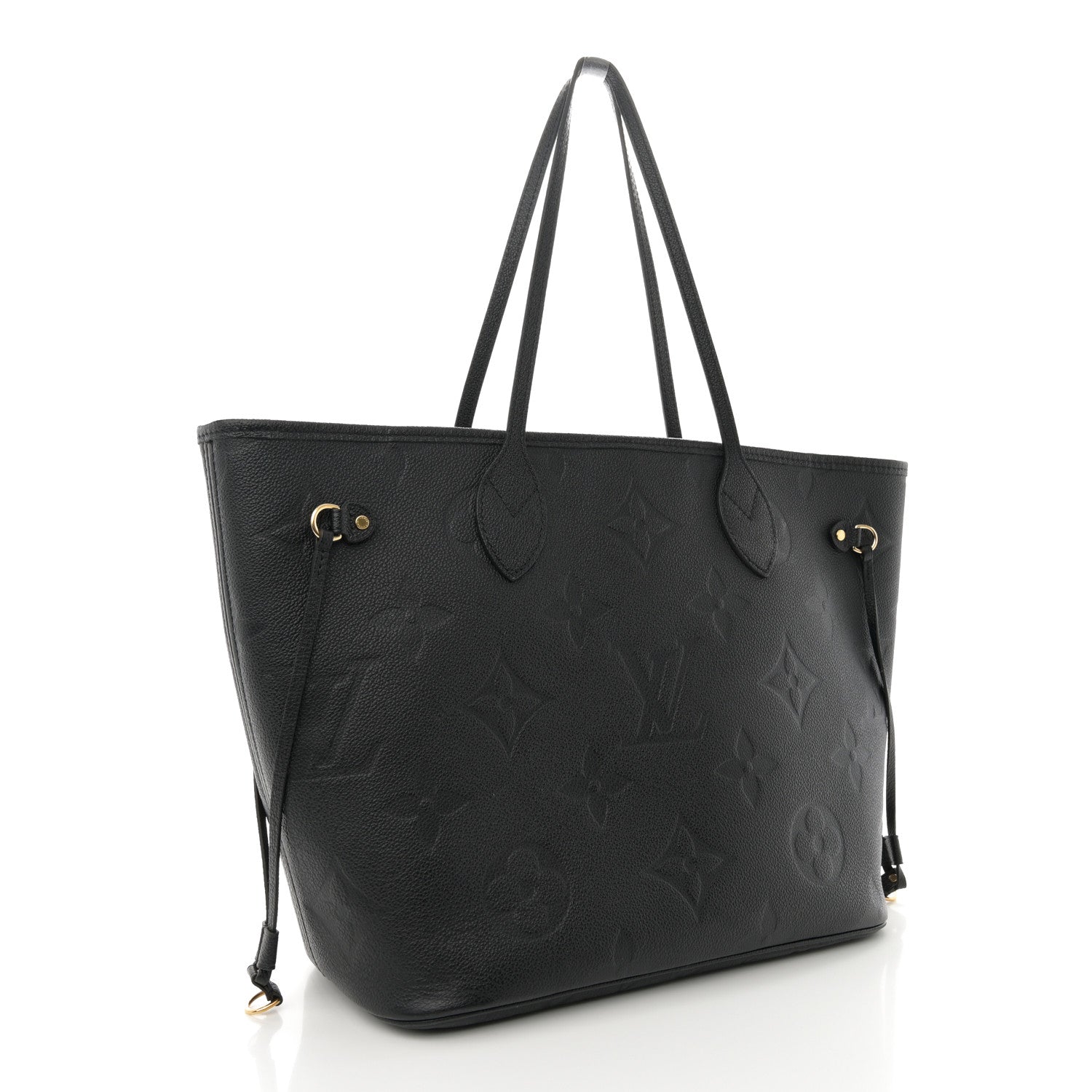 Louis Vuitton Empreinte Monogram Giant Neverfull MM Black 3 of 12
