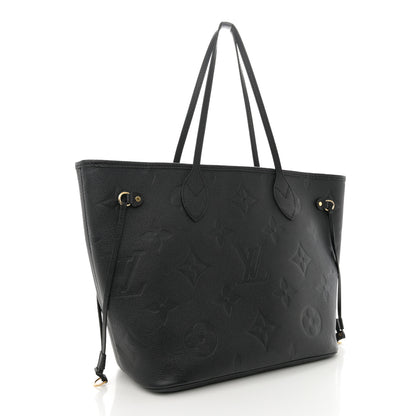 Louis Vuitton Empreinte Monogram Giant Neverfull MM Black 3 of 12