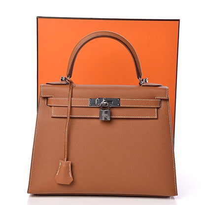 Hermes Epsom Kelly Sellier 28 Gold 37 of 37