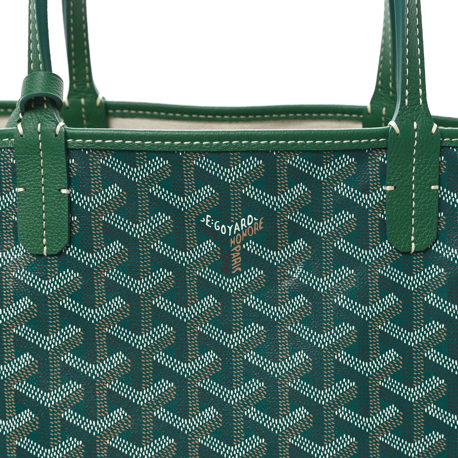 Goyard Goyardine Saint Louis PM Green 9 of 11
