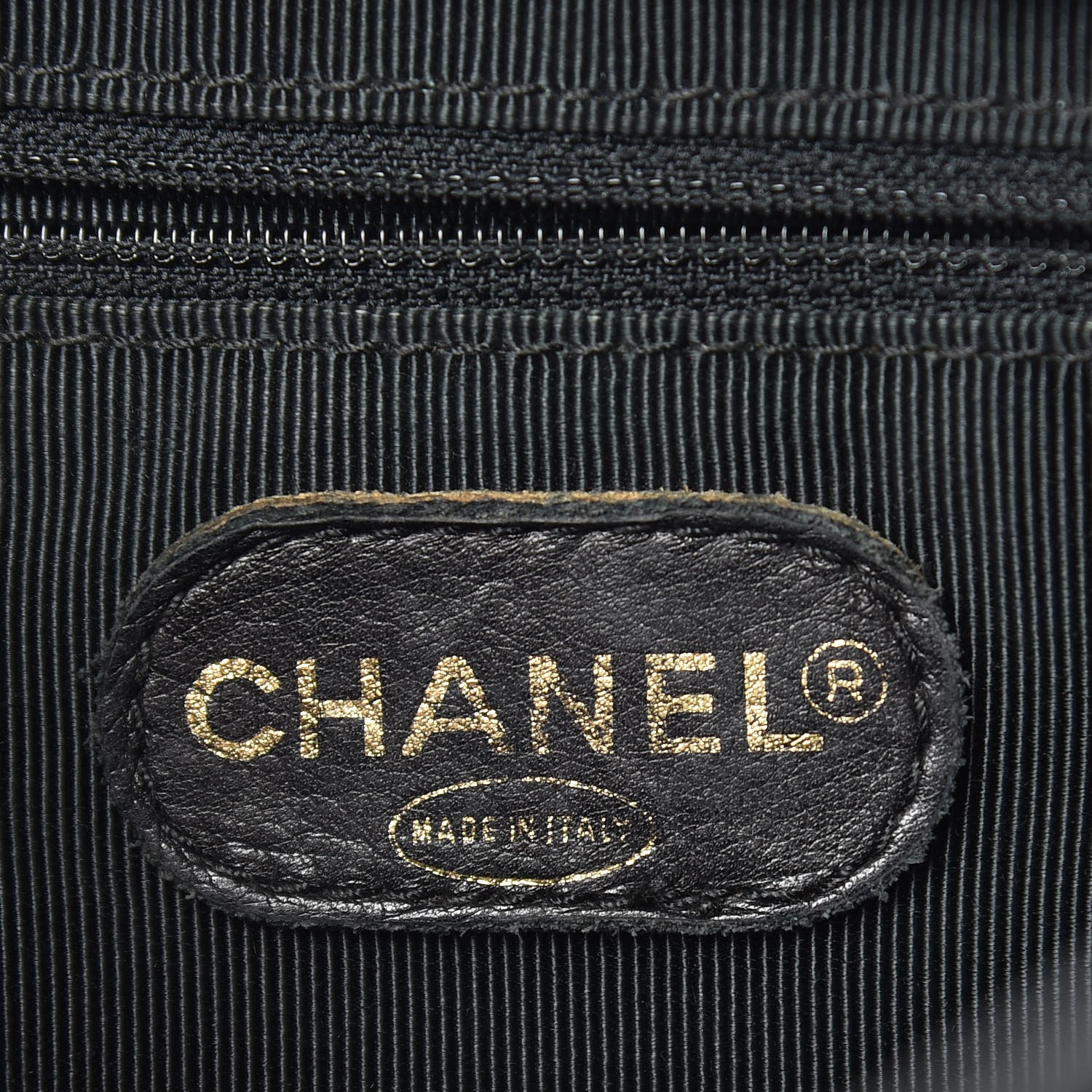 Chanel Lambskin Quilted CC Shopping Tote Black 6 of 16