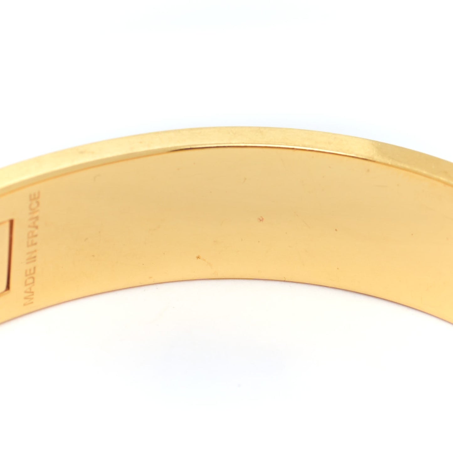 Enamel Narrow Clic Clac H Bracelet PM Orange