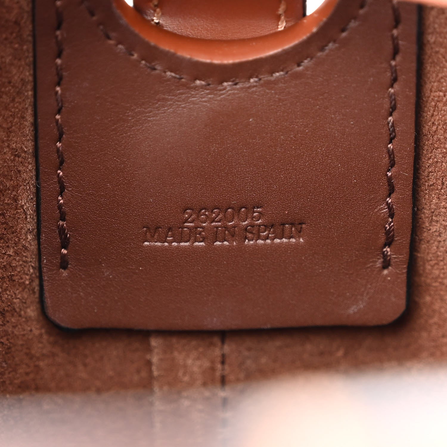 Loewe Calfskin Balloon Bucket Bag Hazelnut Tan 7 of 10