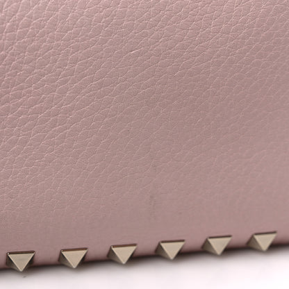 Valentino Garavani Pebbled Calfskin Rockstud Camera Crossbody Bag Poudre 10 of 11