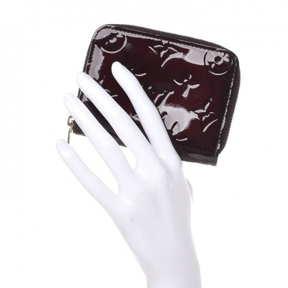 Louis Vuitton Vernis Zippy Coin Purse Wallet Amarante 2 of 6