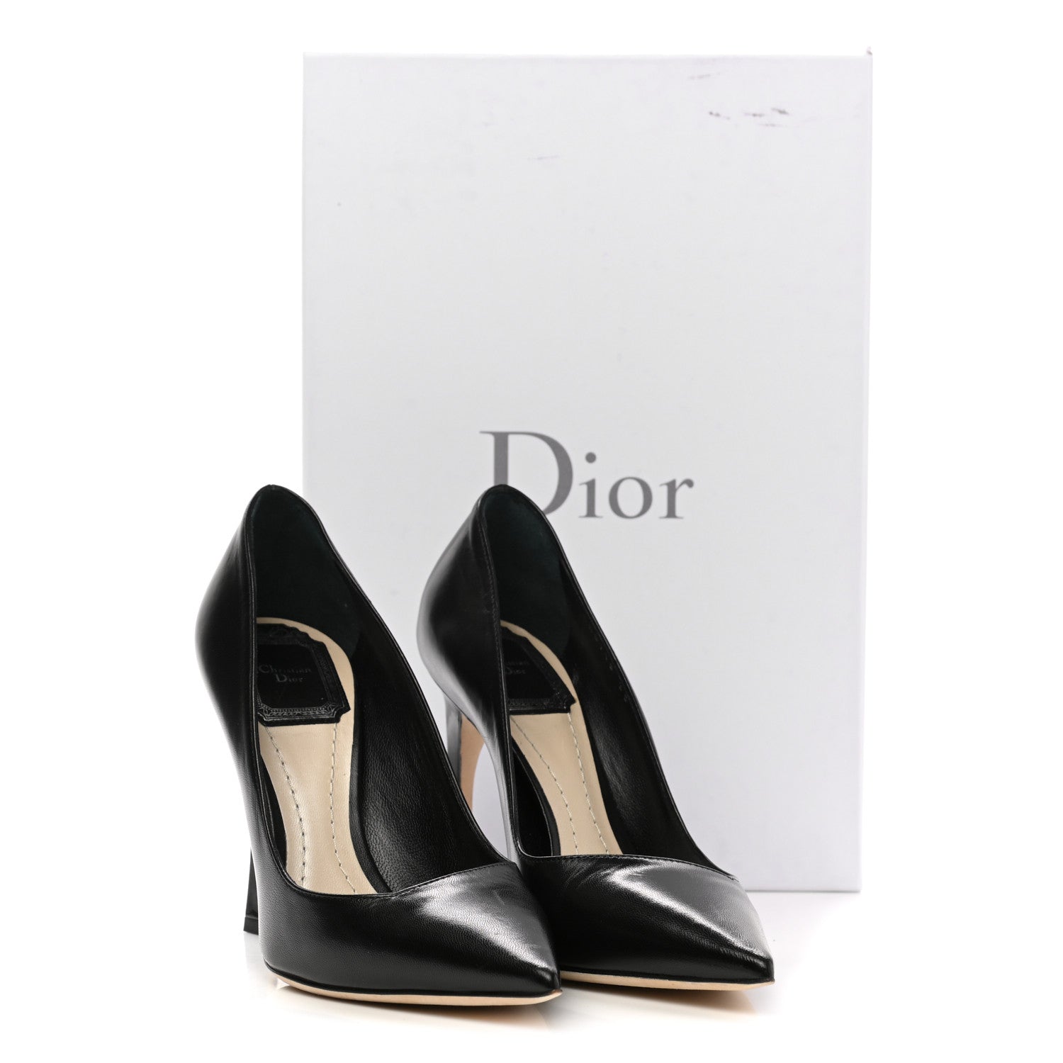 Christian Dior Calfskin Songe 100 Pumps 35 Black 9 of 9