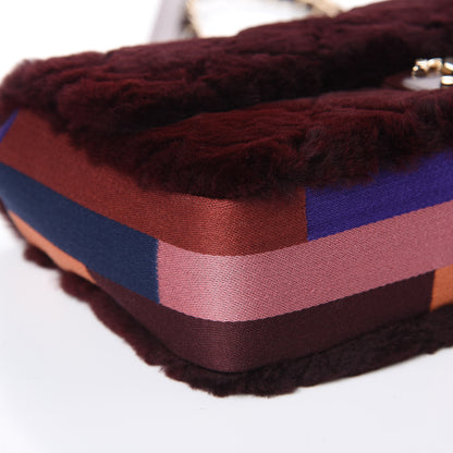 Chanel Orylag Rabbit Fur Quilted Medium Single Flap Burgundy 9 of 10