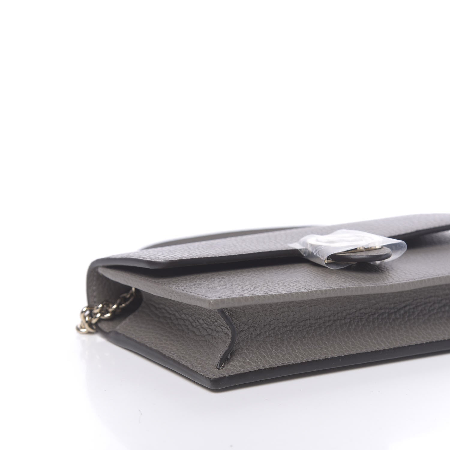 Gucci Dollar Calfskin Interlocking G Chain Wallet Loess 9 of 11