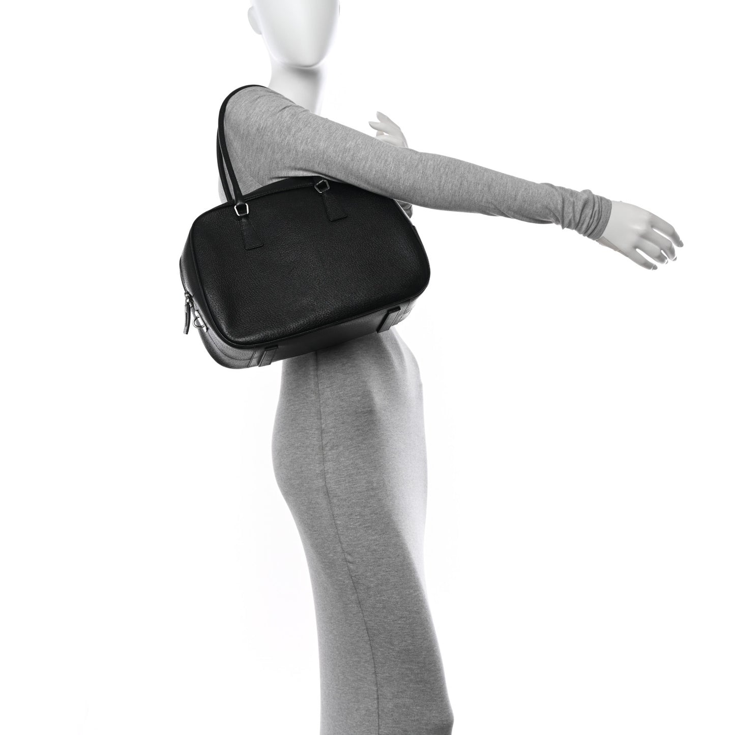 Goatskin Bowling Bag Black