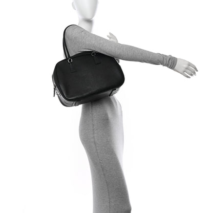 Prada Goatskin Bowling Bag Black 2 of 12
