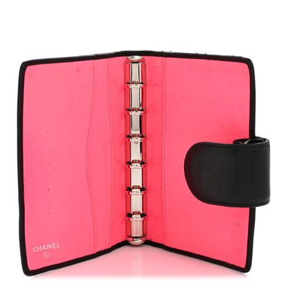 Chanel Calfskin Quilted Small Cambon Agenda Planner Black 5 of 11
