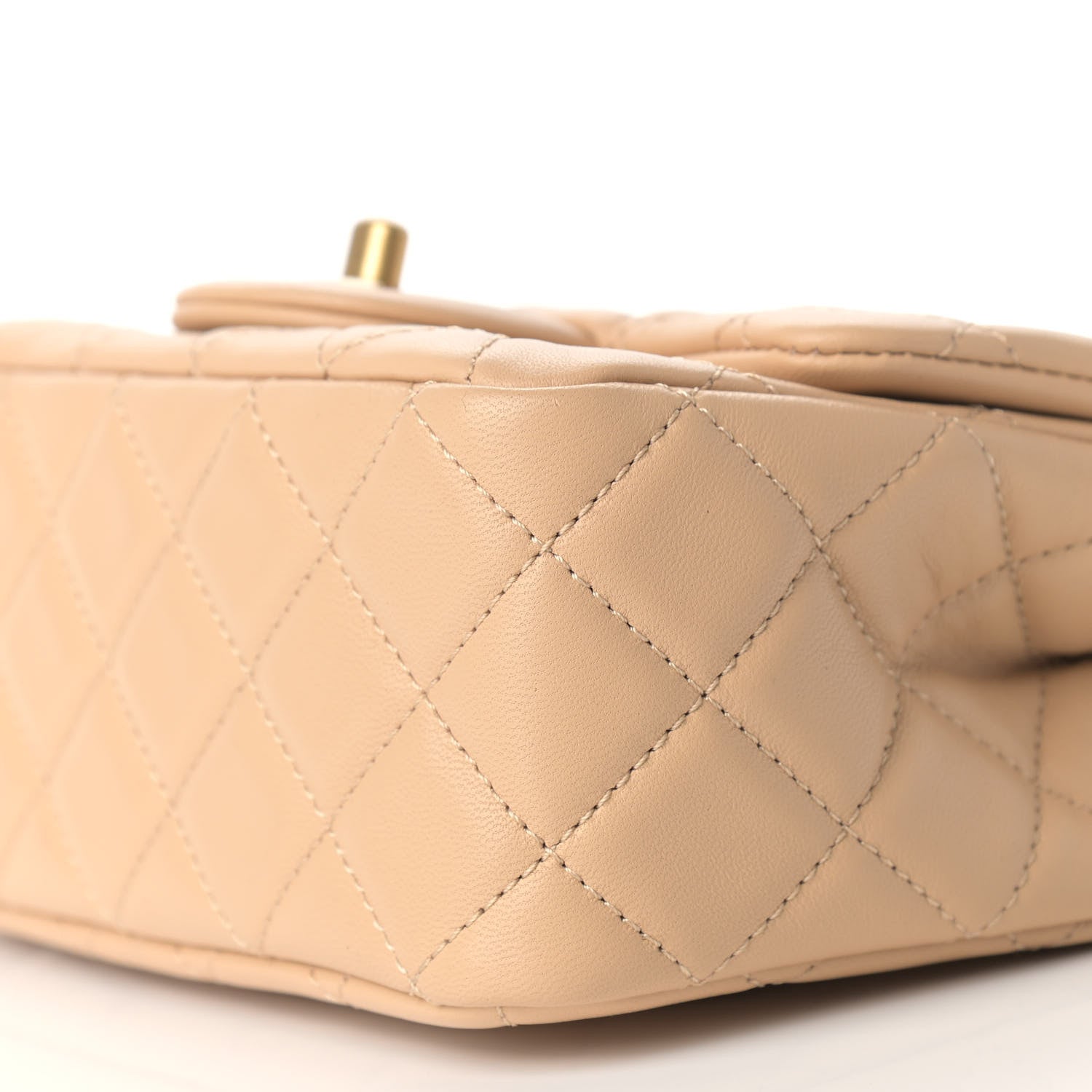 Chanel Lambskin Quilted Mini Pearl Crush Flap Beige 8 of 8