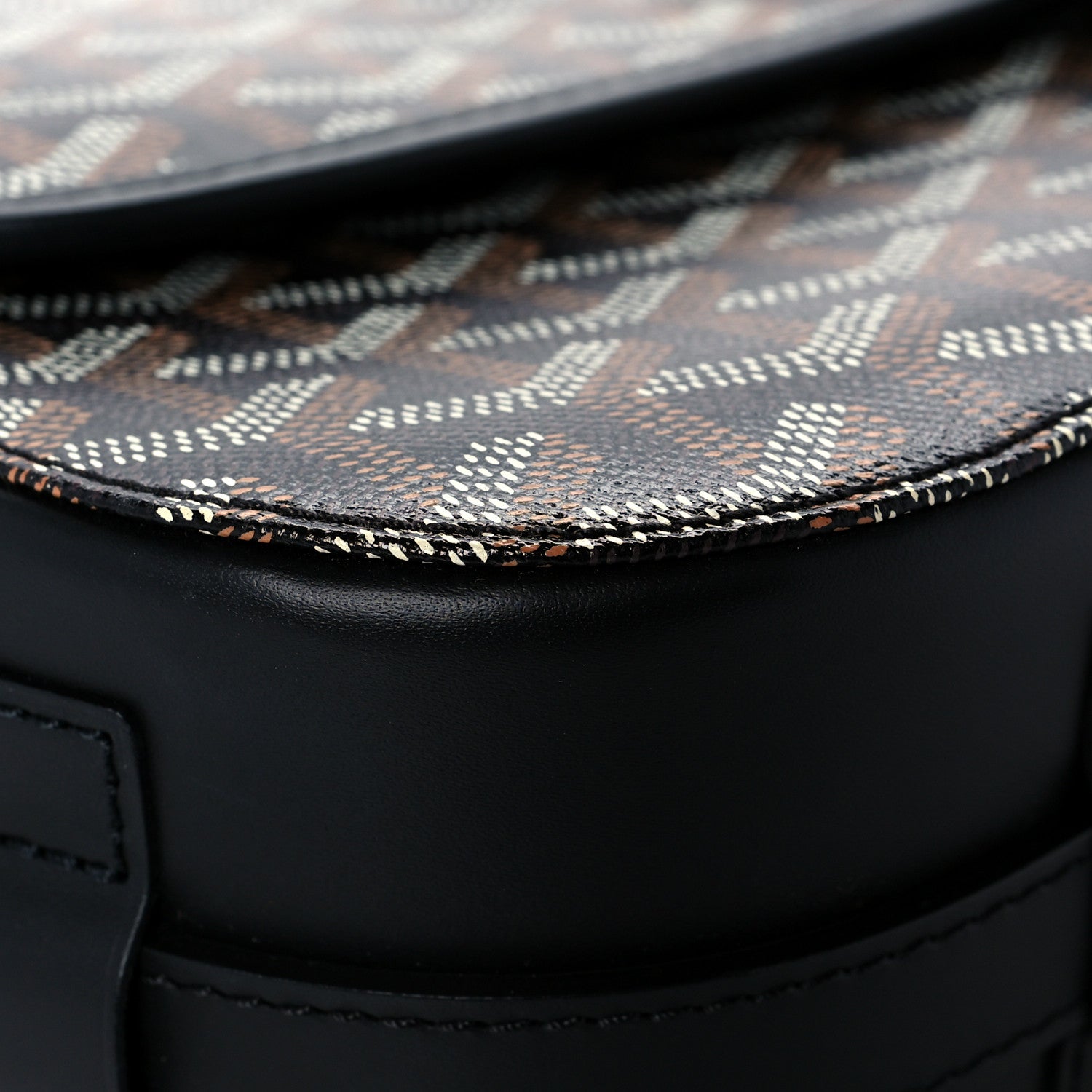 Goyard Goyardine Belvedere II MM Messenger Bag Black 9 of 12