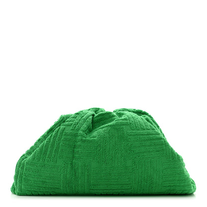 Bottega Veneta Sponge Fabric The Pouch Clutch Grass 1 of 8