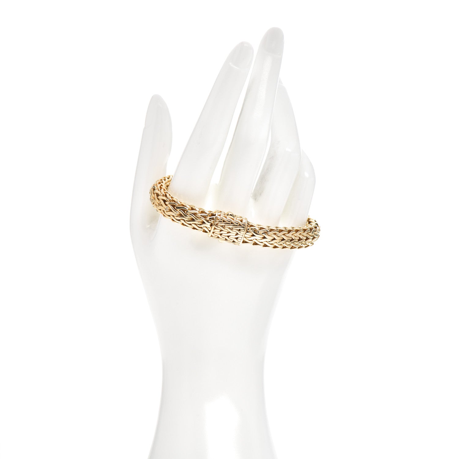 John Hardy 18K Yellow Gold 10mm Classic Chain Bracelet 2 of 4
