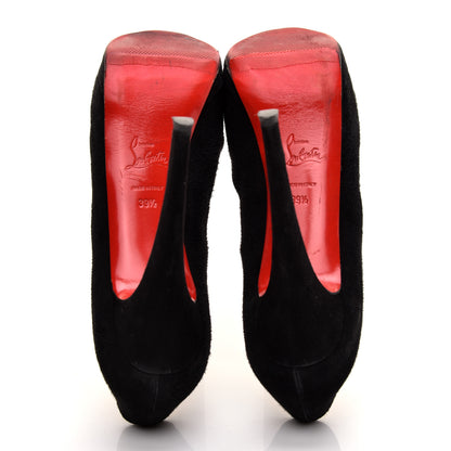 Christian Louboutin Suede Palais Royal 140 Pumps 39.5 Black 5 of 7