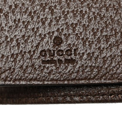 Gucci GG Supreme Monogram Web Ophidia 6 Key Holder Case Beige New Acero 6 of 9