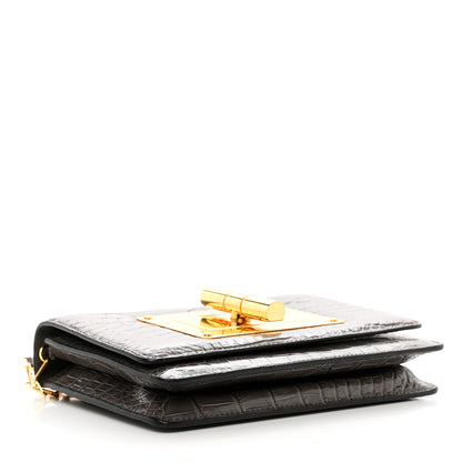 Tom Ford Alligator Natalia Bag Graphite 4 of 8