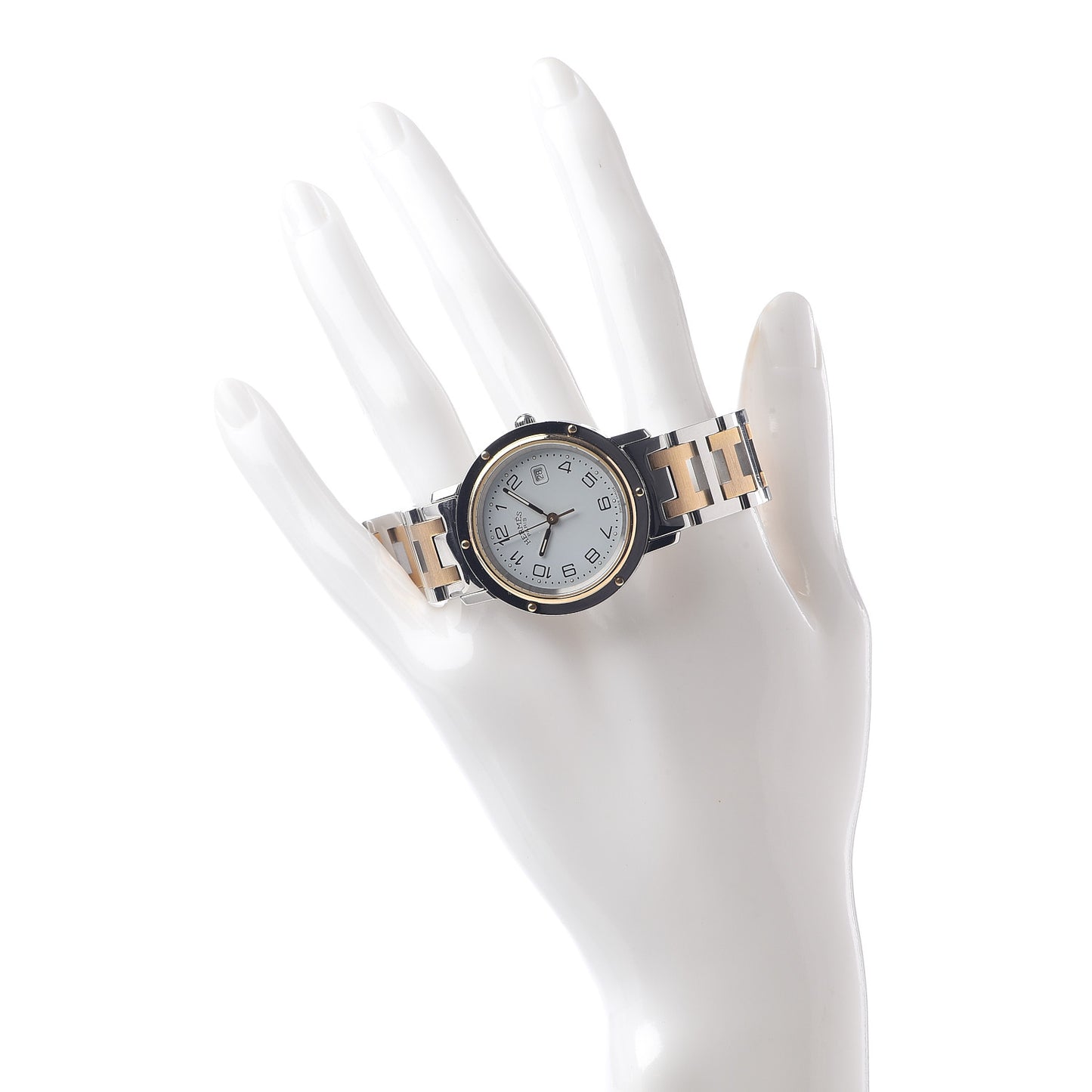 Stainless Steel 30mm Clipper Quartz Watch Gold