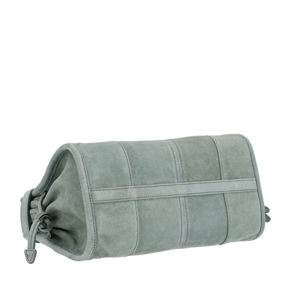 Prada Scamosciato Triangle Small Bonnie Shoulder Bag Salvia 4 of 10