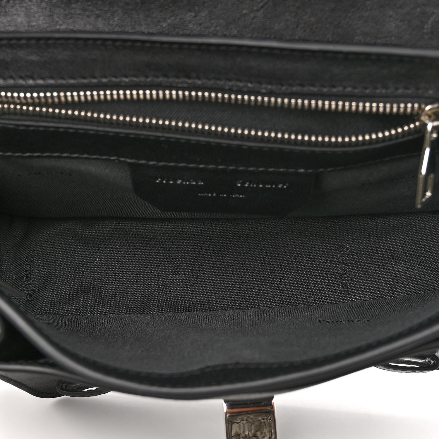 Proenza Schouler Lambskin Tiny PS1 Satchel Black 5 of 9