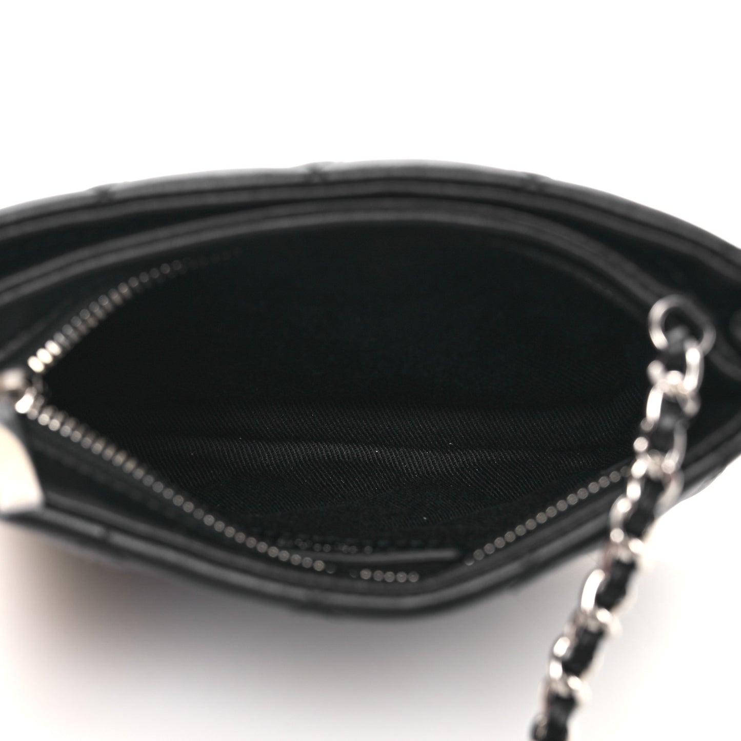 Lambskin Quilted Crossbody Bag Black