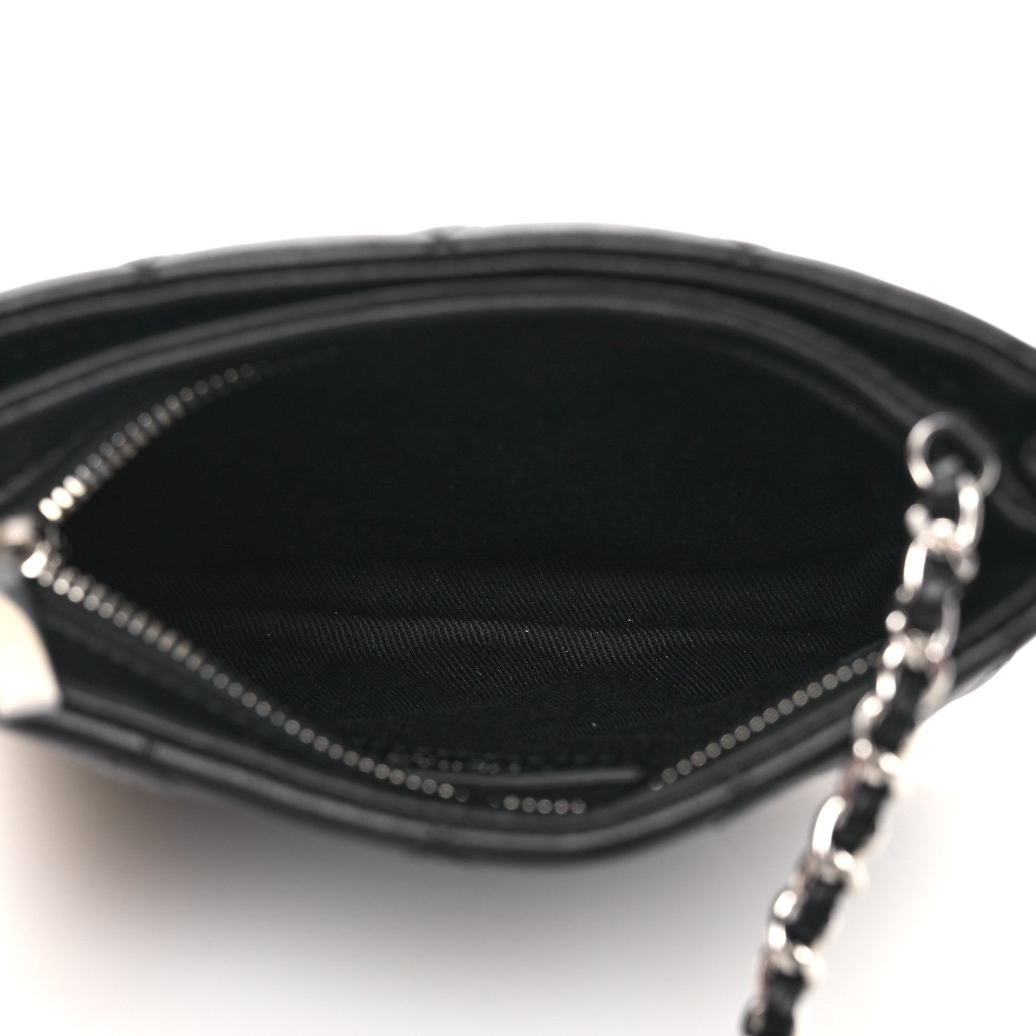 Chanel Lambskin Quilted Crossbody Bag Black 5 of 12