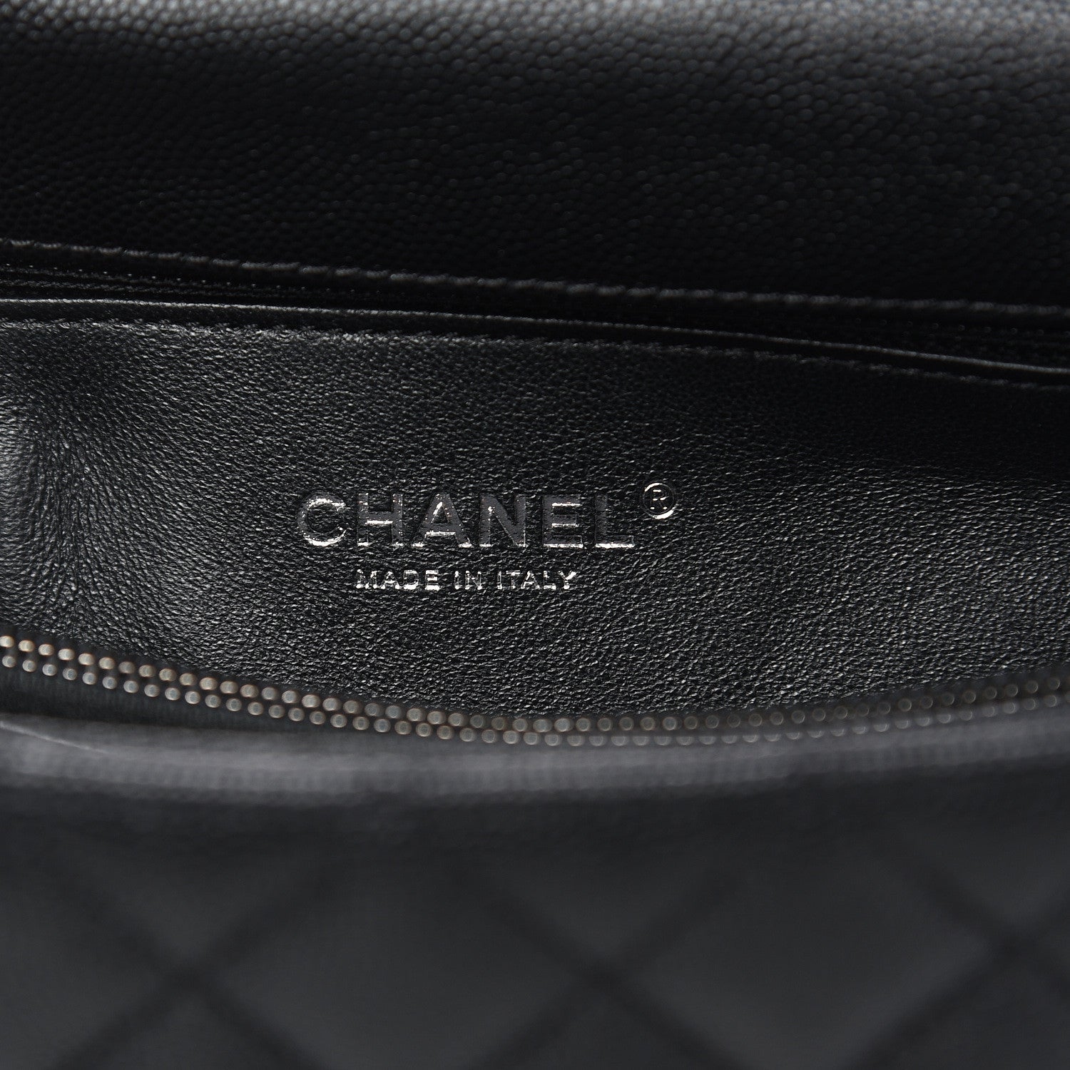 Chanel Caviar Lizard Quilted Small Coco Handle Flap Black 6 of 10