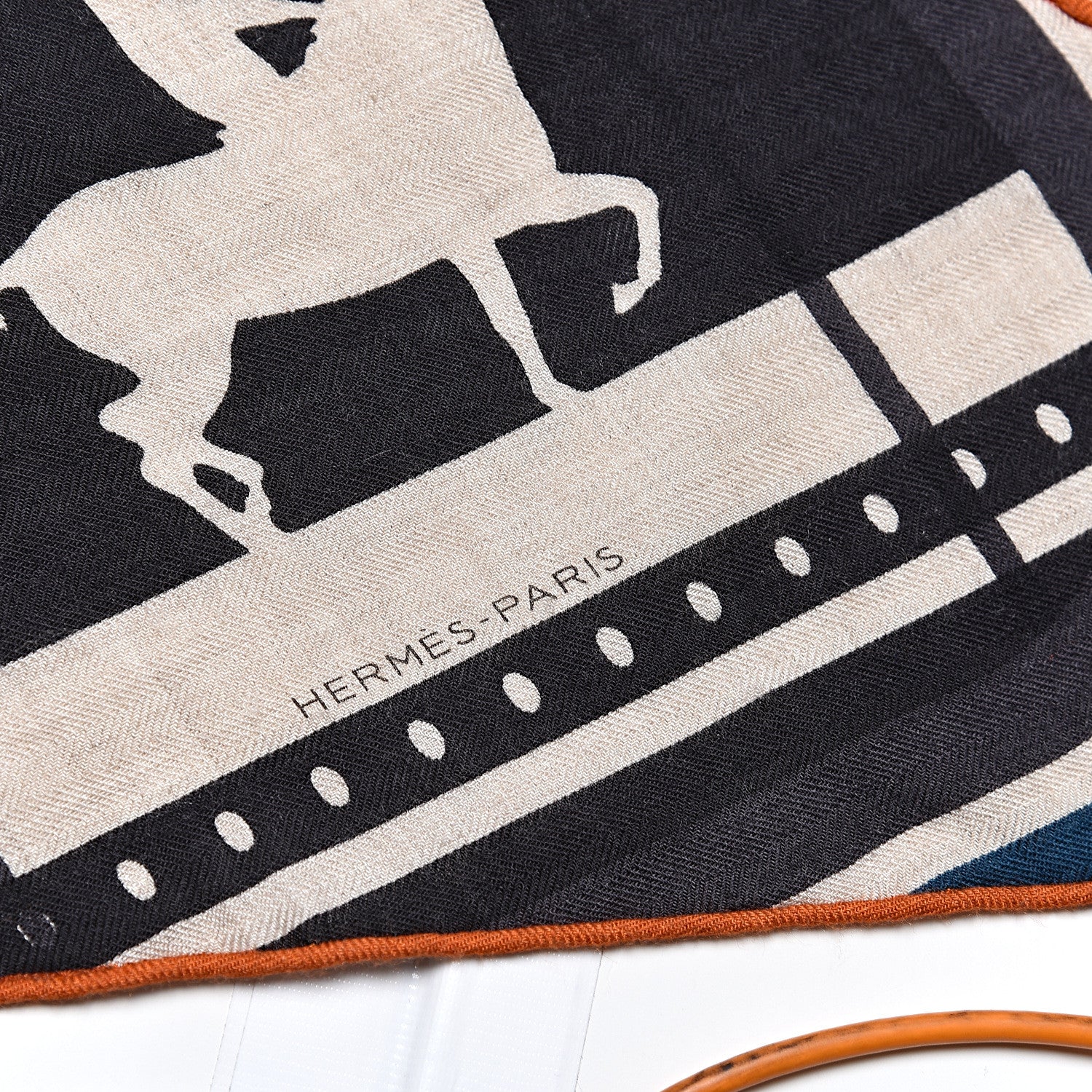 Hermes Cashmere Silk Losange Scarf GM 5 of 6