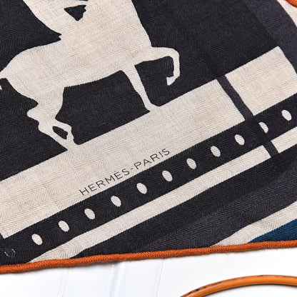 Hermes Cashmere Silk Losange Scarf GM 5 of 6