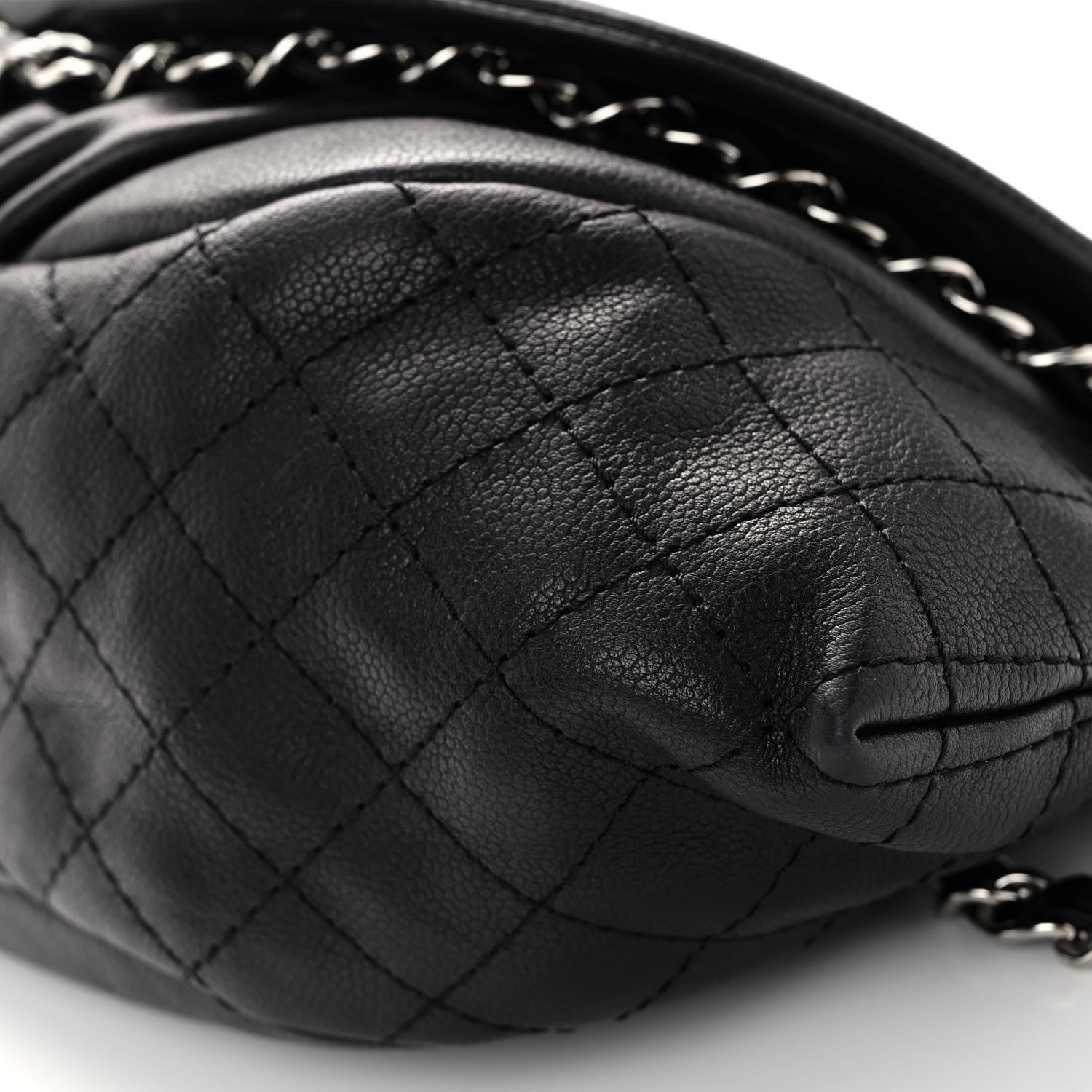 Chanel Caviar Half Moon Large Flap Black 10 of 10