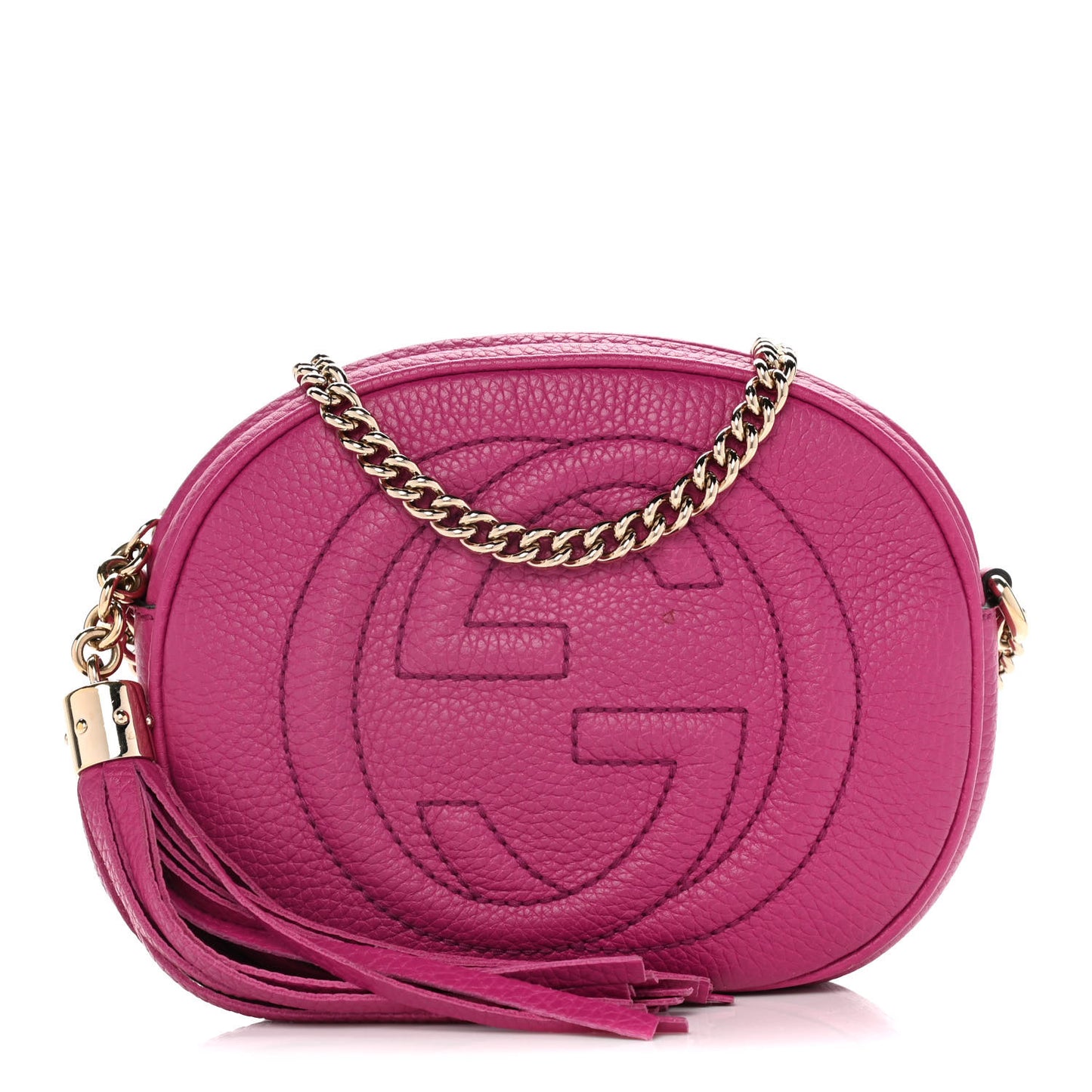 Cellarius Calfskin Mini Soho Chain Bag Bright Bouganville