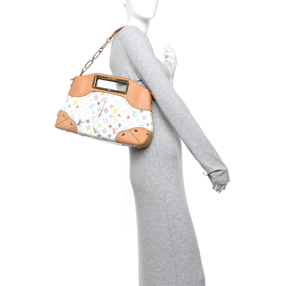 Louis Vuitton Monogram Multicolor Judy MM White 2 of 14
