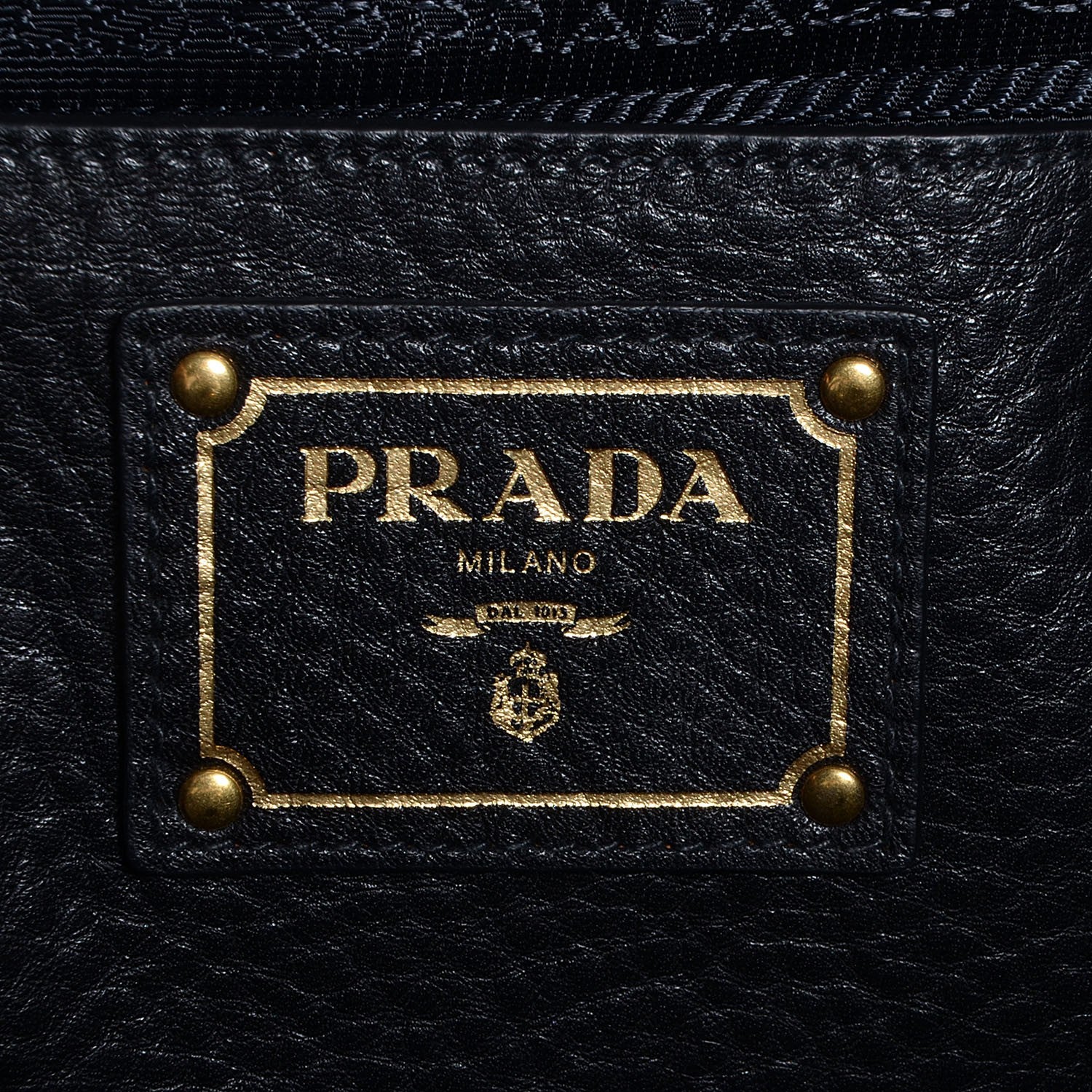 Prada Vitello Daino Tote Nero Black 6 of 12