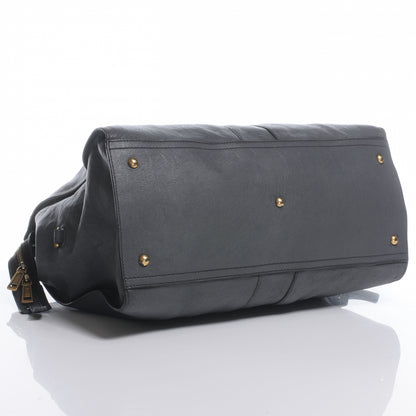 Saint Laurent Leather Large Cabas Chyc Grey 5 of 8