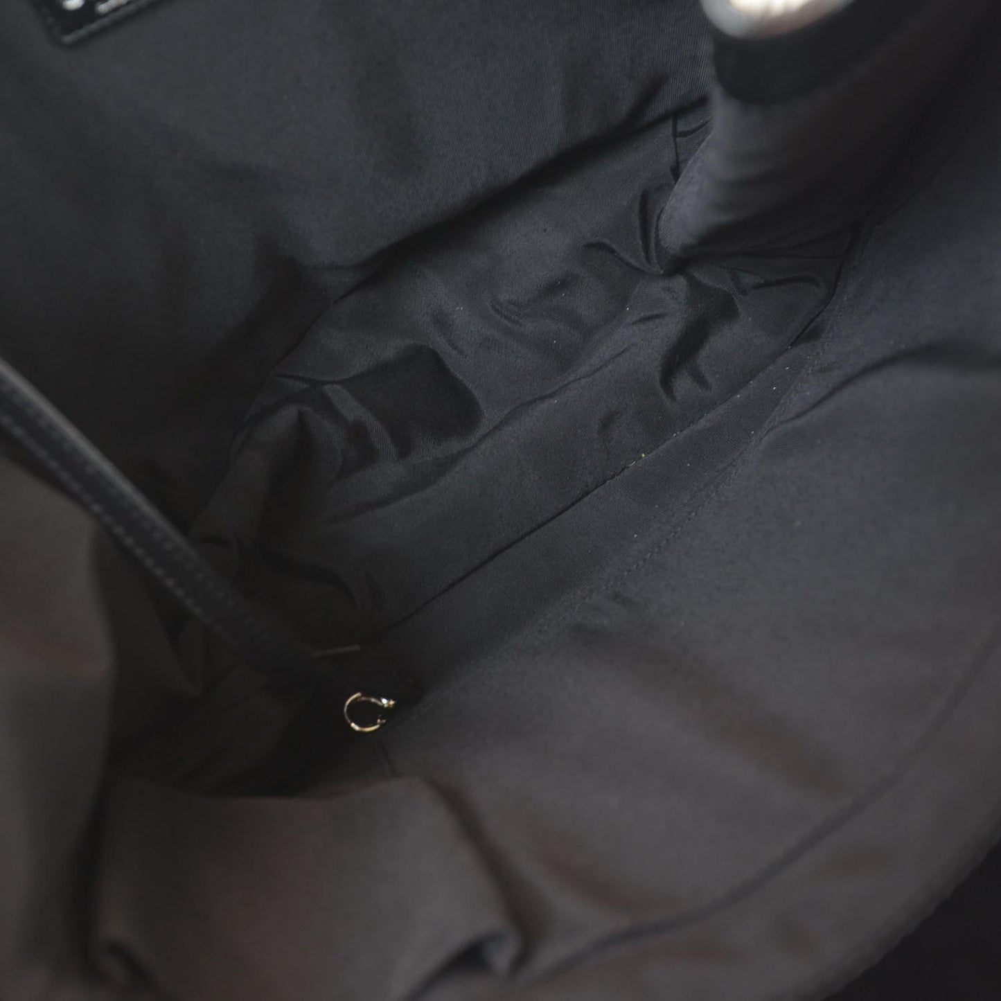Vinyl Quilted CC Tote Black