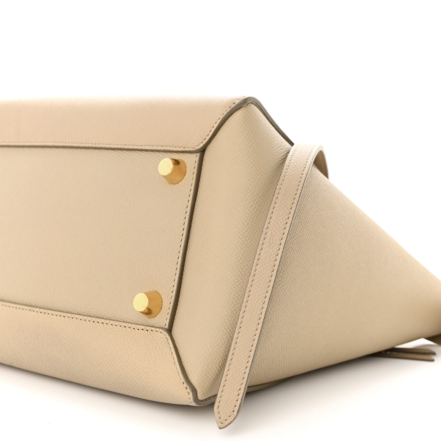 Grained Calfskin Mini Belt Bag Light Taupe
