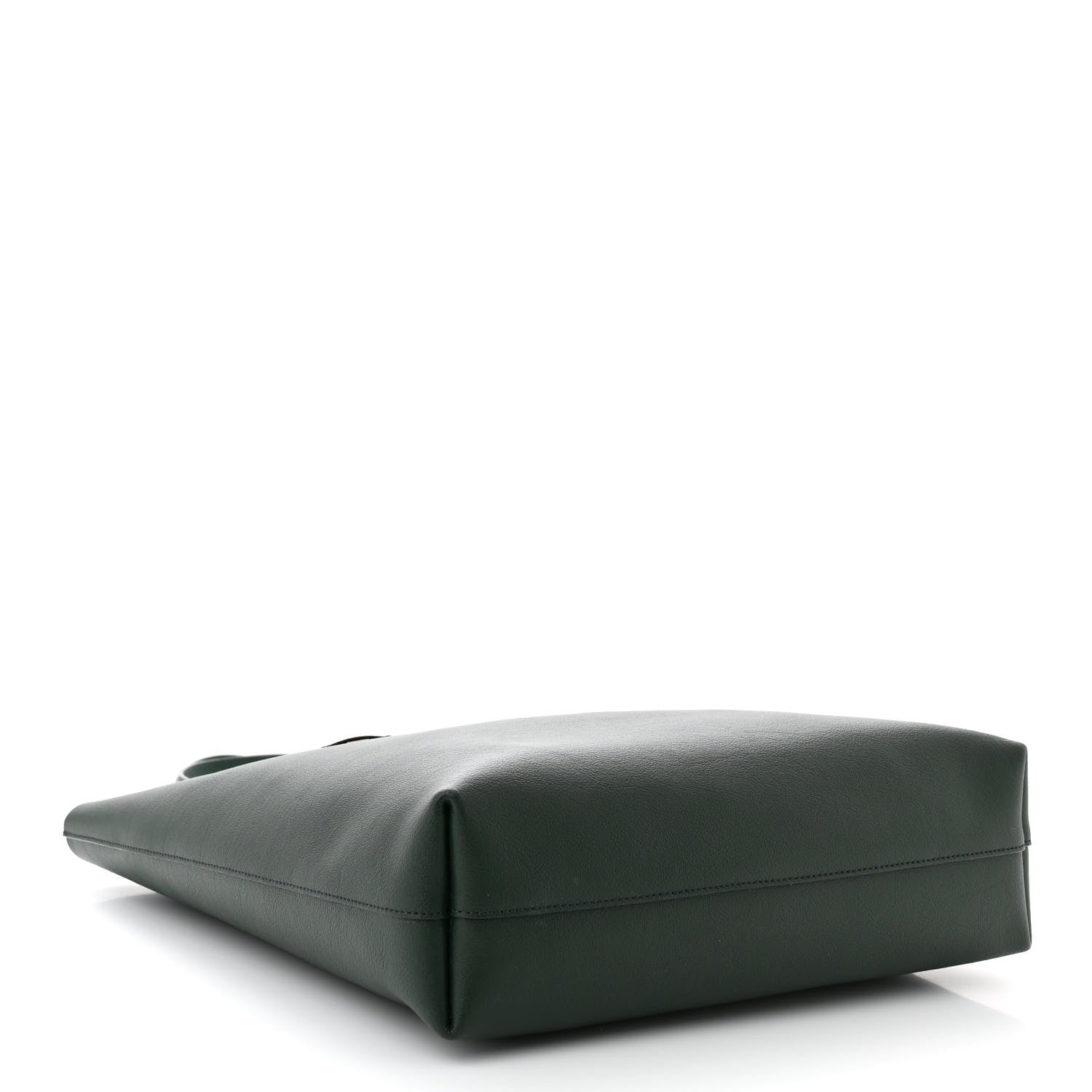 Saint Laurent Calfskin North-South Shopping Tote Green 5 of 12