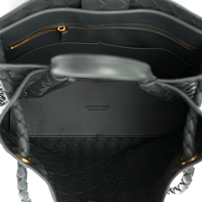 Bottega Veneta Nappa Intrecciato Medium Andiamo Shoulder Bag Slate 5 of 10