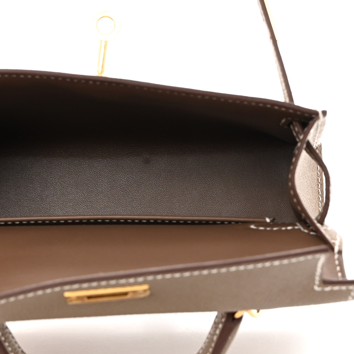 Hermes Epsom Mini Kelly Sellier 20 Etoupe 5 of 14