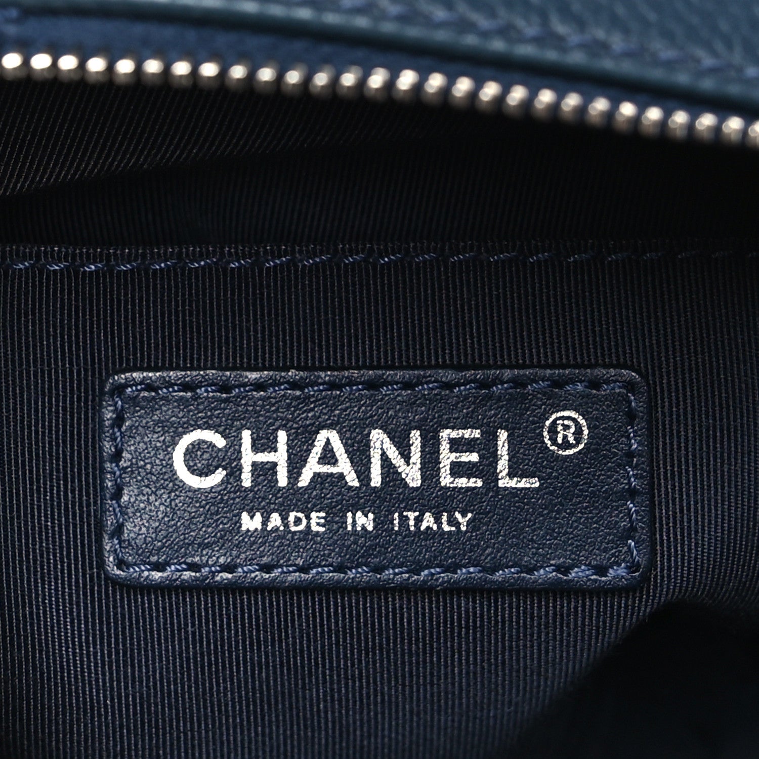 Chanel Caviar Mini Camera Case Bag Navy Blue 6 of 12