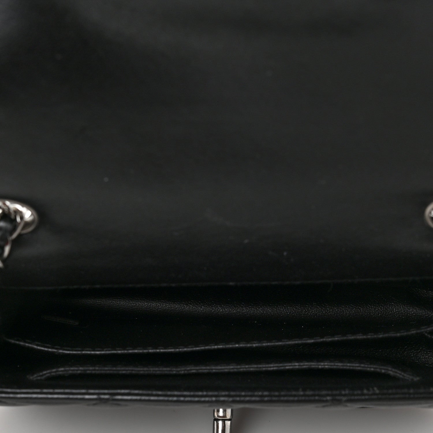 Chanel Lambskin Quilted Extra Mini Rectangular Flap Black 5 of 7